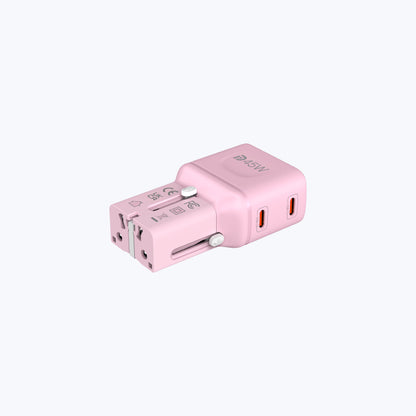 InfiniteTravel Pocket 45W Travel Charger Universal Travel Charger with USB-C Ports