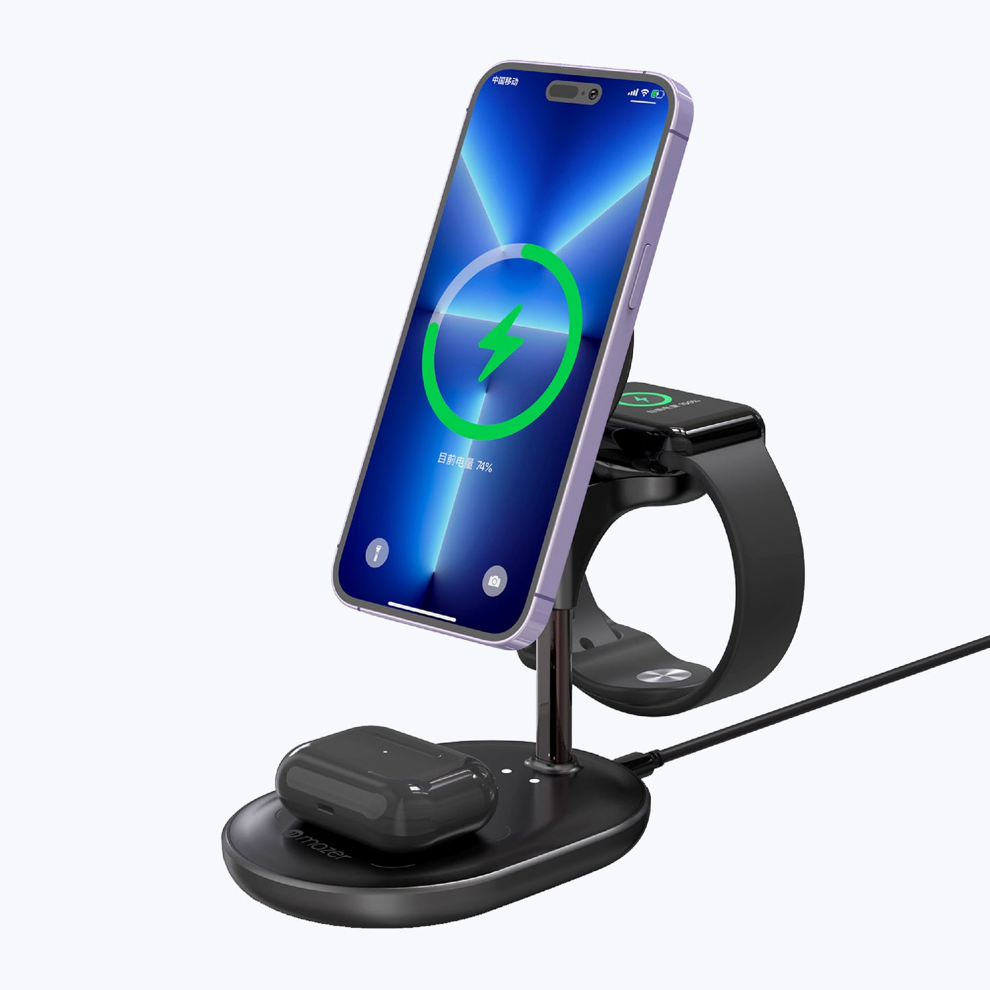 MagDesk 630 3-in -1 Wireless Charger