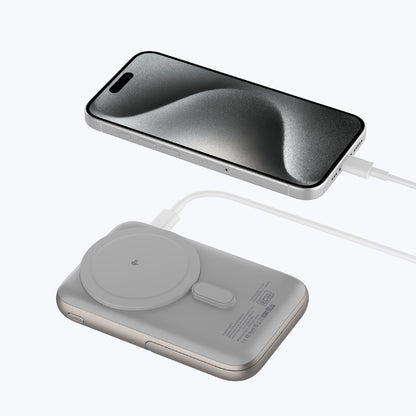 MagAir17 10,000mAh Magnetic Wireless Power Bank Qi2 Certified 15W