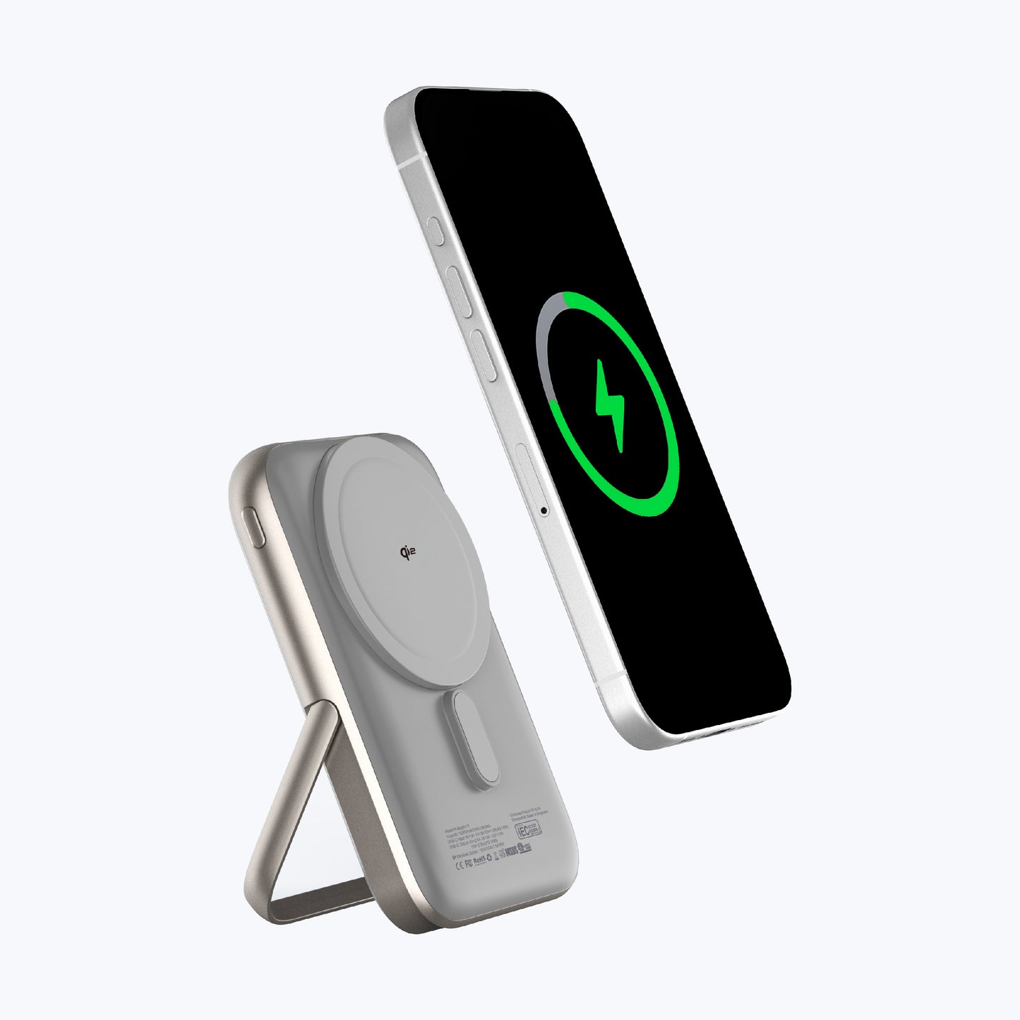 MagAir17 10,000mAh Magnetic Wireless Power Bank Qi2 Certified 15W