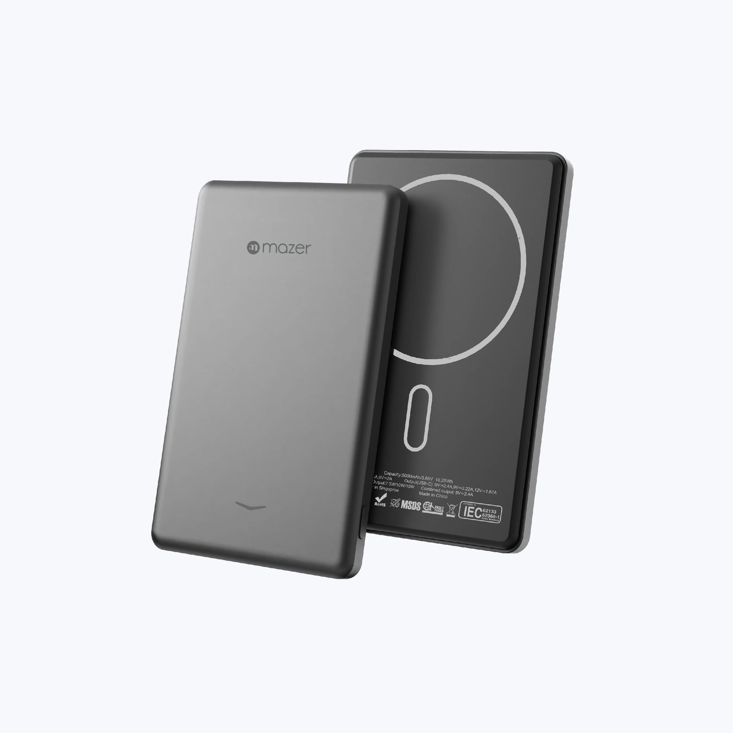 MagAir19 5000mAh Ultra Slim Magnetic Wireless Power Bank