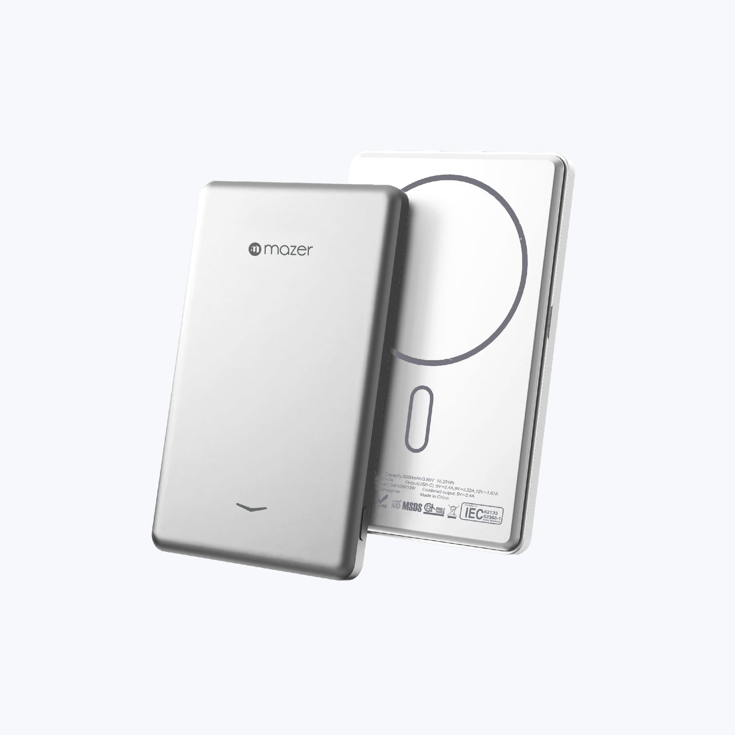 MagAir19 5000mAh Ultra Slim Magnetic Wireless Power Bank