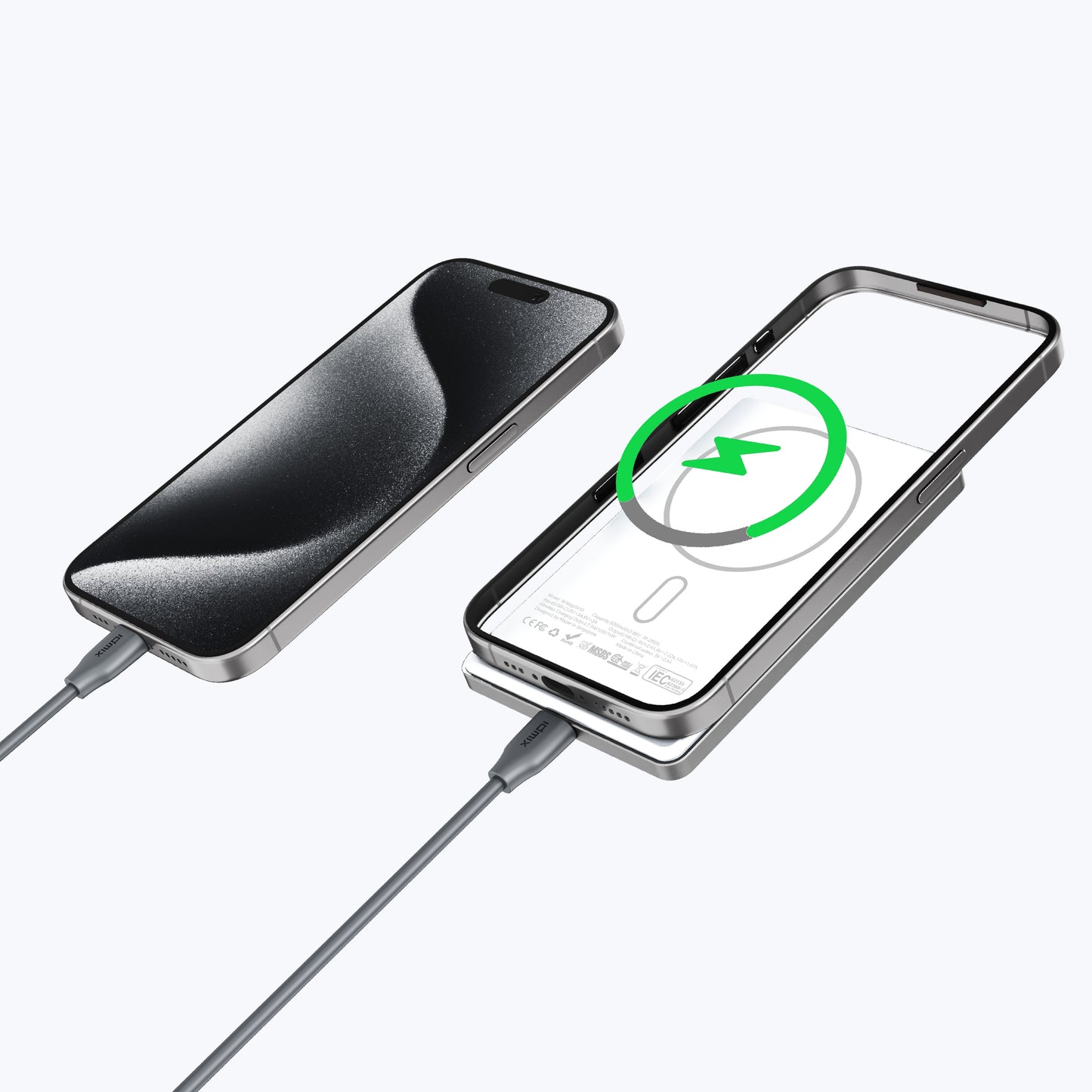 MagAir19 5000mAh Ultra Slim Magnetic Wireless Power Bank