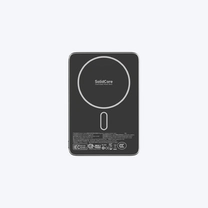 MagAir39 5000mAh Semi-Solid State Ultra Slim Magnetic Wireless Power Bank 15W (CCC + QR)