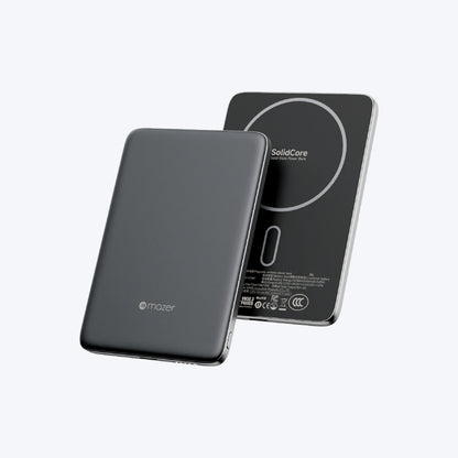 MagAir39 5000mAh Semi-Solid State Ultra Slim Magnetic Wireless Power Bank 15W (CCC + QR)