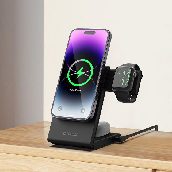 MagFold Three 3-in-1 Wireless Charger