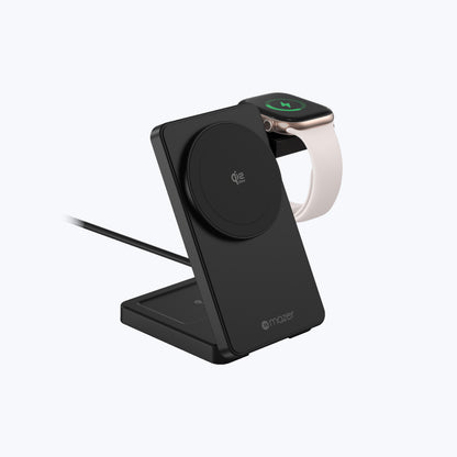 MagFold07 Qi2.2 Certified 25W Foldable 3-in-1 Wireless Charger