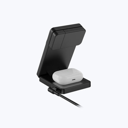 MagFold07 Qi2.2 Certified 25W Foldable 3-in-1 Wireless Charger