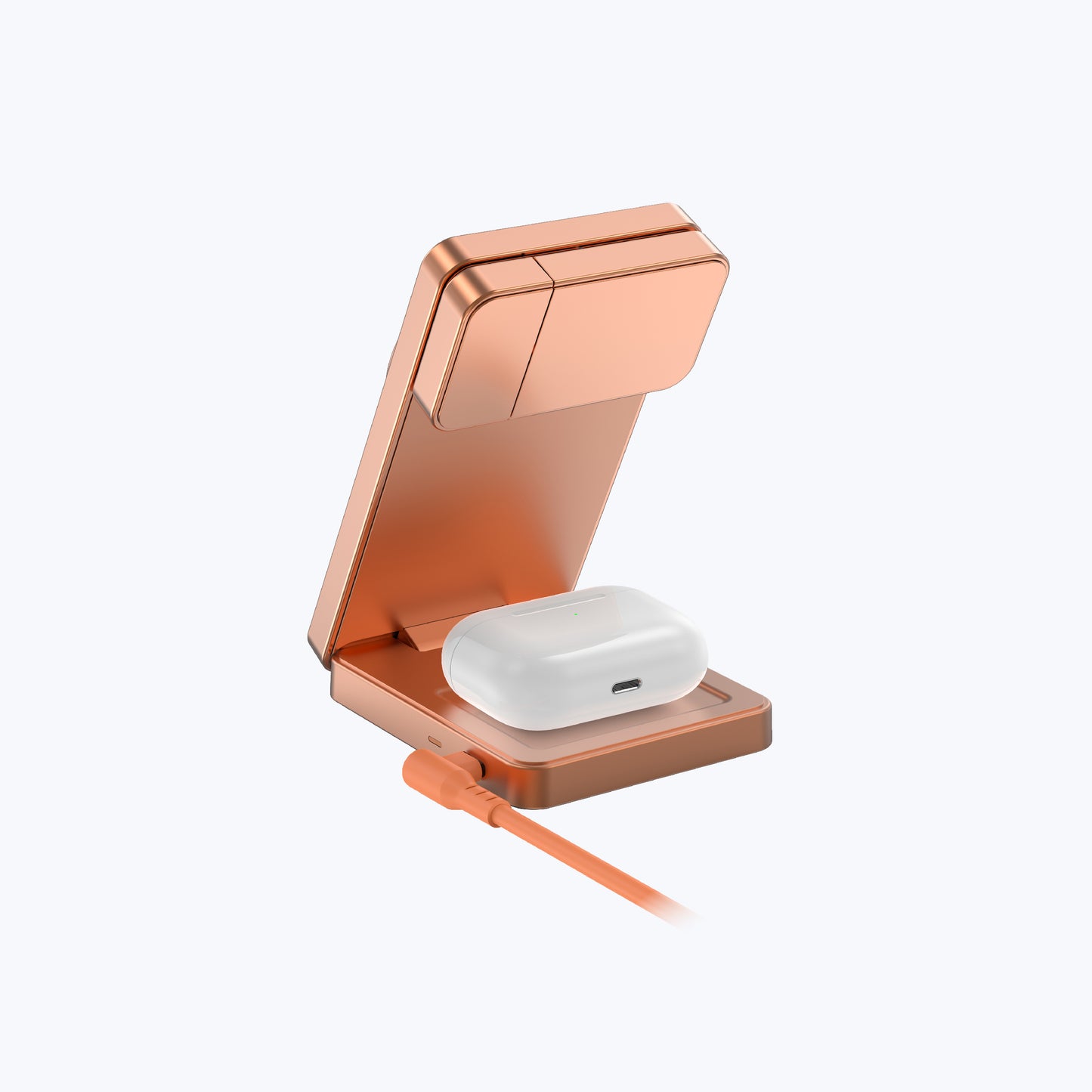 MagFold07 Qi2.2 Certified 25W Foldable 3-in-1 Wireless Charger
