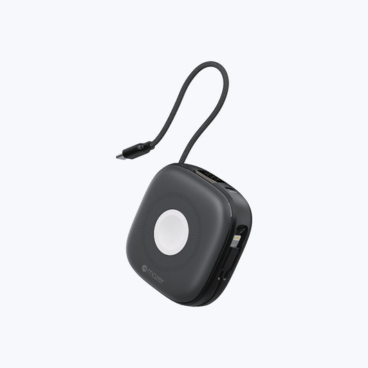 MagLink18i 10,000mAh Magnetic Wireless (Built-in USB-C+Lightning Cables) + Apple Watch Charging Power Bank