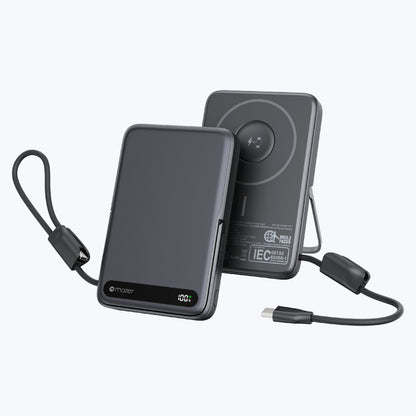 MagLink19 10,000mAh Magnetic Wireless (Built-in USB-C Cable) Apple Watch Charging Power Bank (CCC Certified)