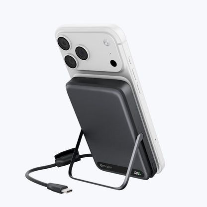 MagLink19 10,000mAh Magnetic Wireless (Built-in USB-C Cable) Apple Watch Charging Power Bank (CCC Certified)