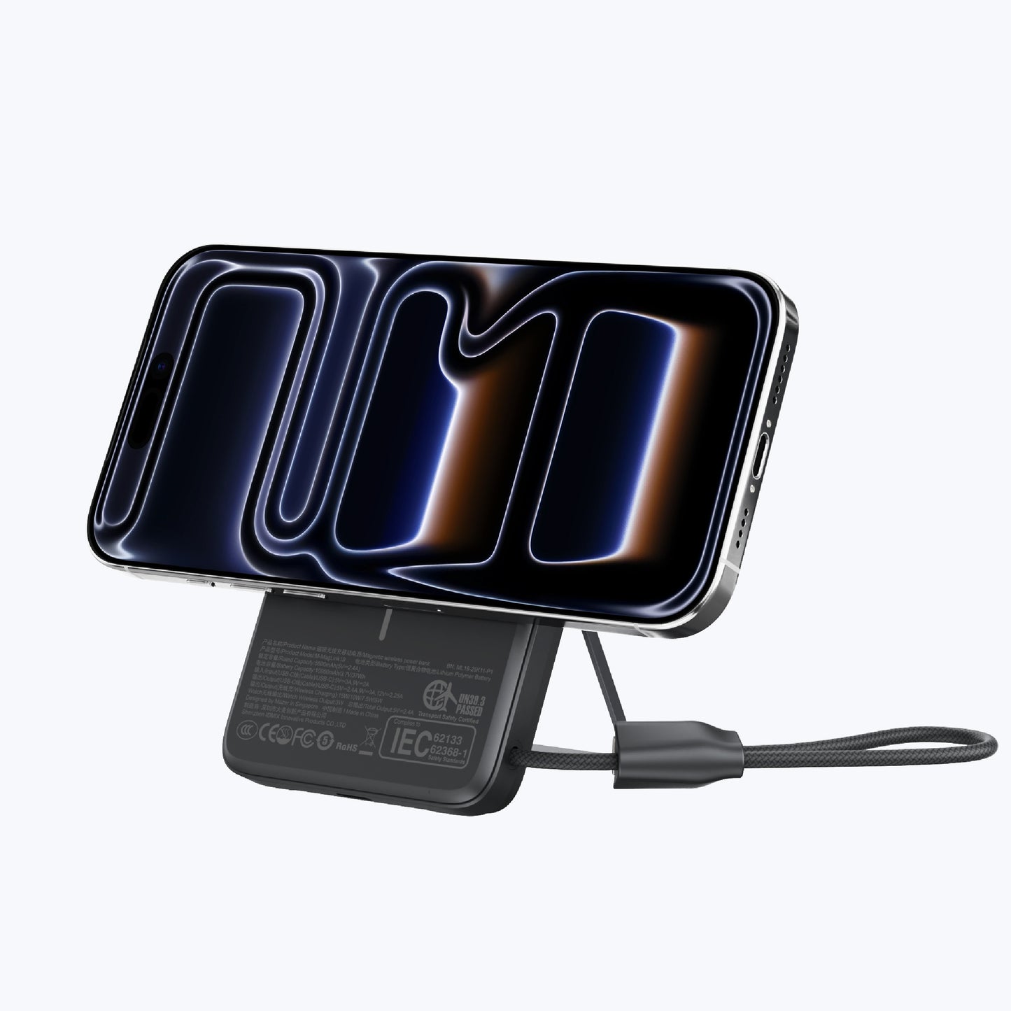 MagLink19 10,000mAh Magnetic Wireless (Built-in USB-C Cable) Apple Watch Charging Power Bank (CCC Certified)