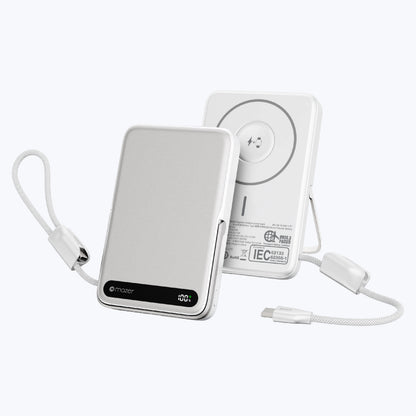 MagLink19 10,000mAh Magnetic Wireless (Built-in USB-C Cable) Apple Watch Charging Power Bank (CCC Certified)
