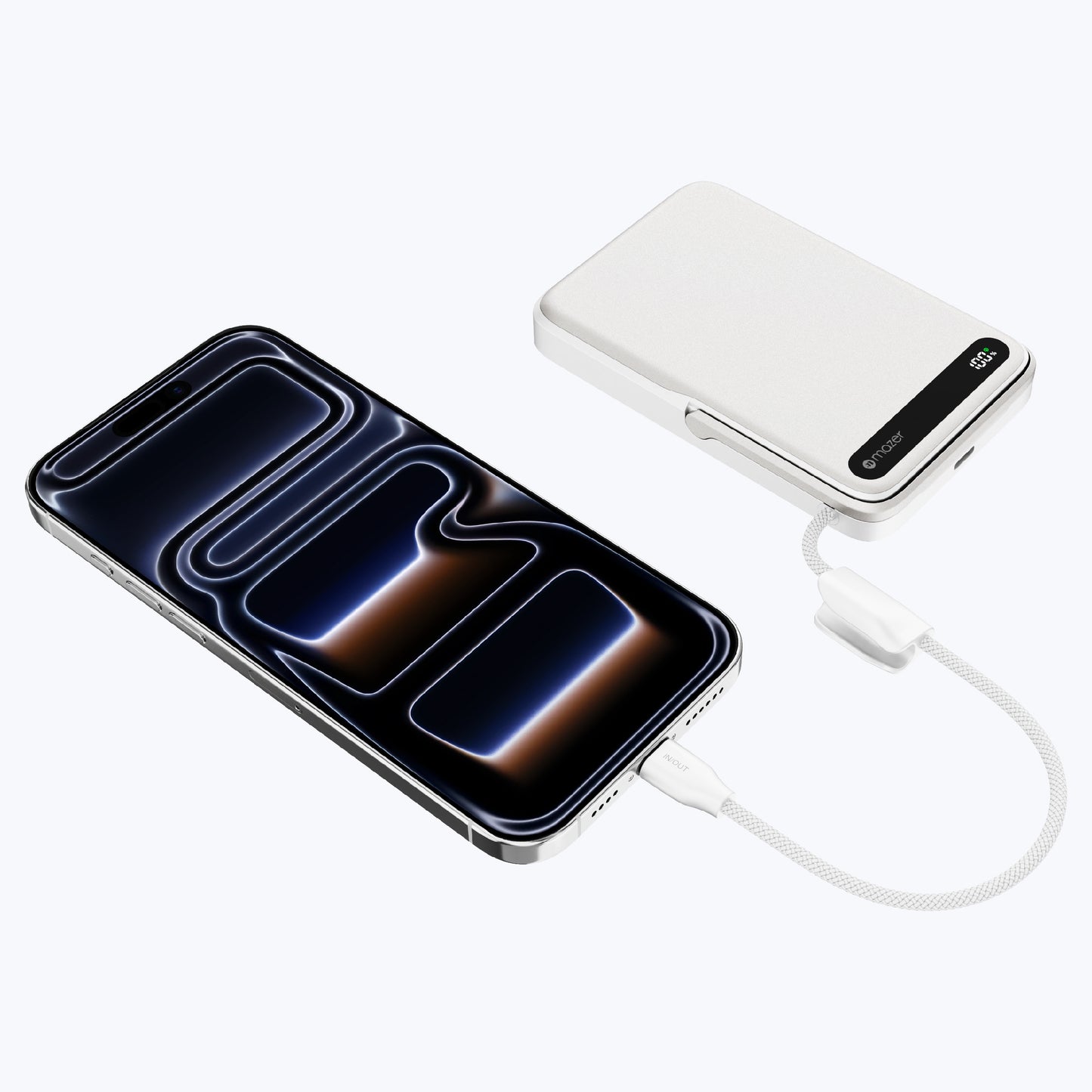 MagLink19 10,000mAh Magnetic Wireless (Built-in USB-C Cable) Apple Watch Charging Power Bank (CCC Certified)
