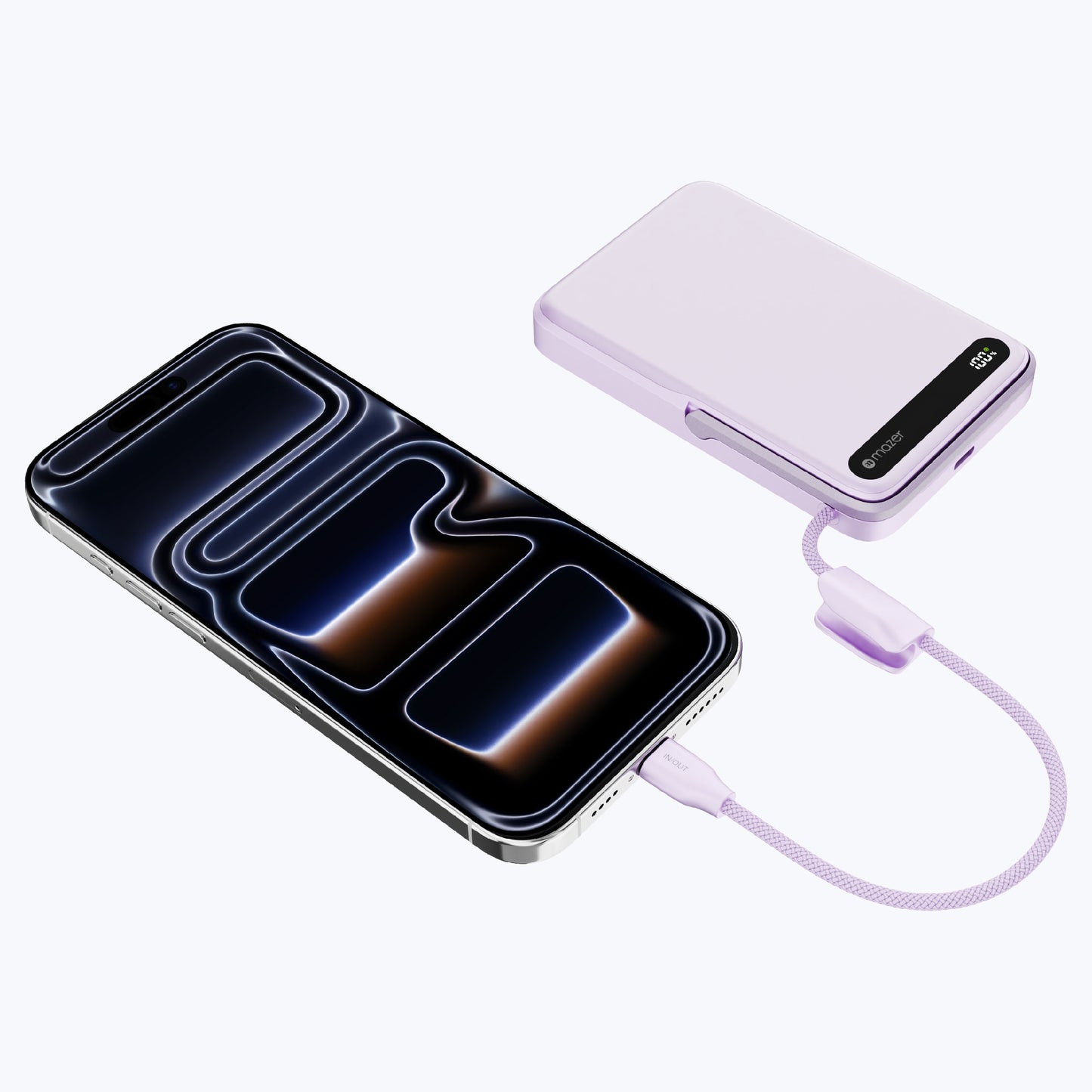 MagLink19 10,000mAh Magnetic Wireless (Built-in USB-C Cable) Apple Watch Charging Power Bank (CCC Certified)