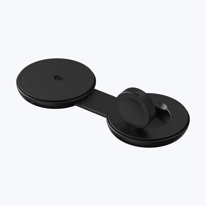 MagPad Duo2 Qi2.2 Certified 25W 2-in-1 Foldable Wireless Charging Pad