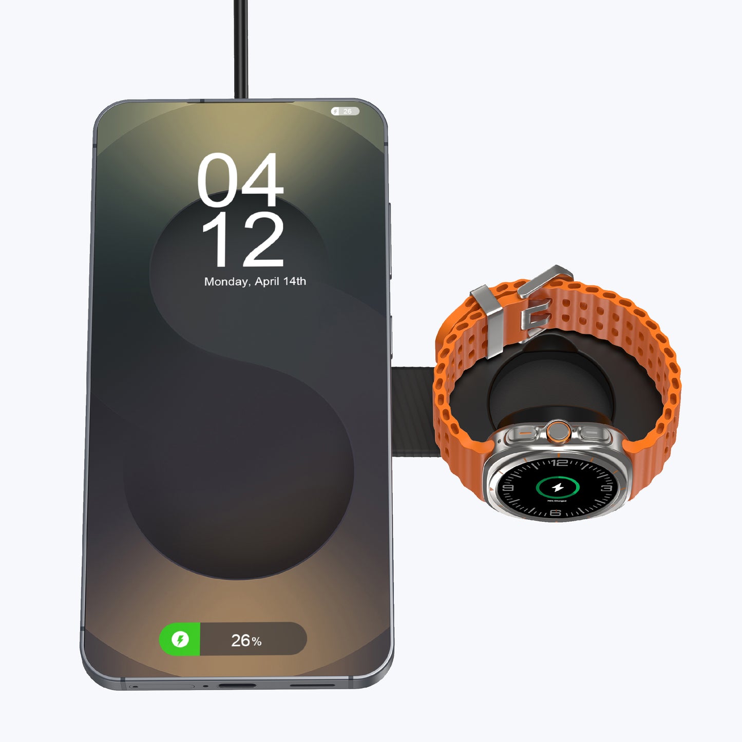 MagPad Duo3 Qi2.2 Certified 25W 2-in-1 Fodable Wireless Charging Pad (Samsung Edition)