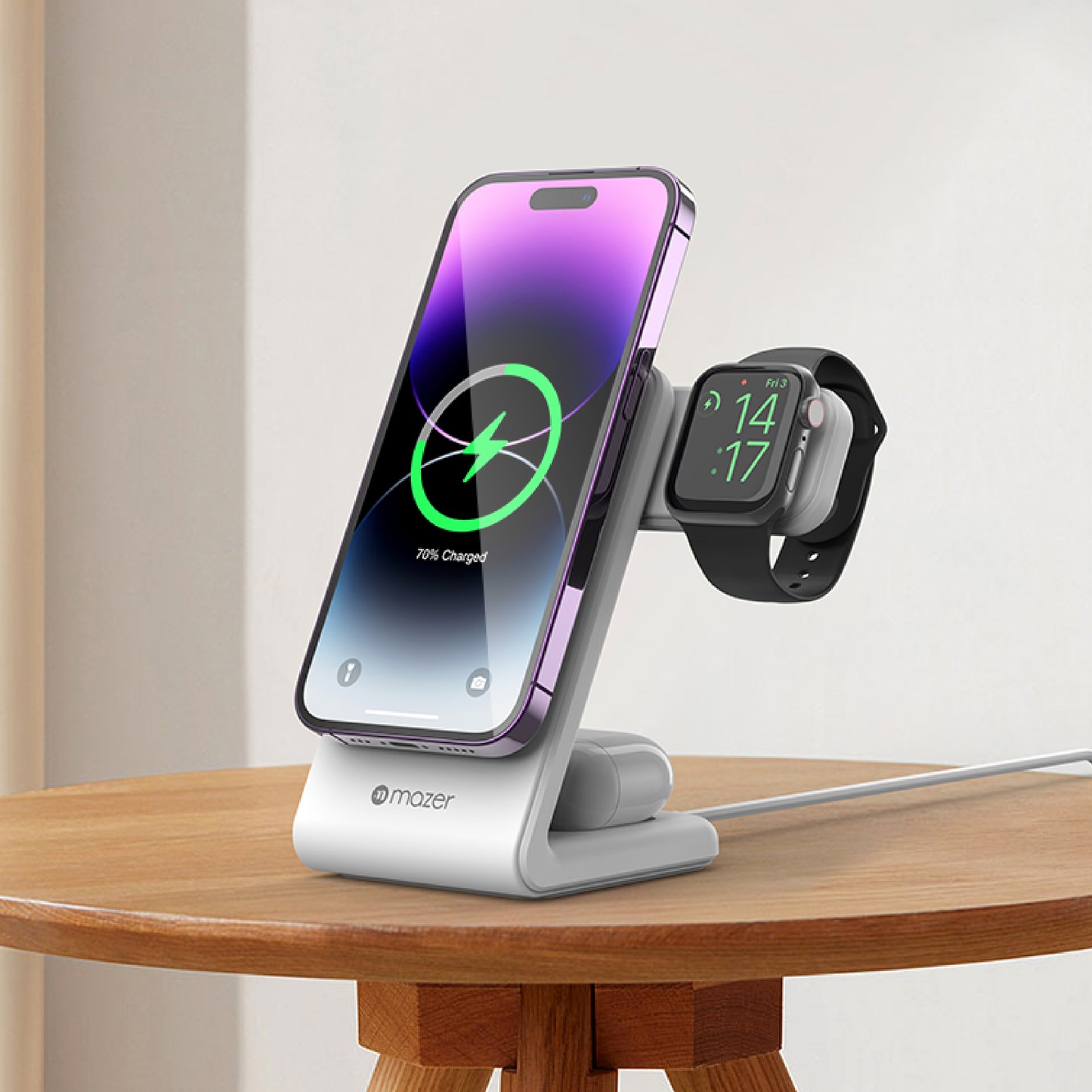 MagStand One 3-in -1 Wireless Charger