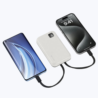 PowerCharge Link 1020 10,000mAh PD20W (Built-in Dual USB C Cables) Power Bank