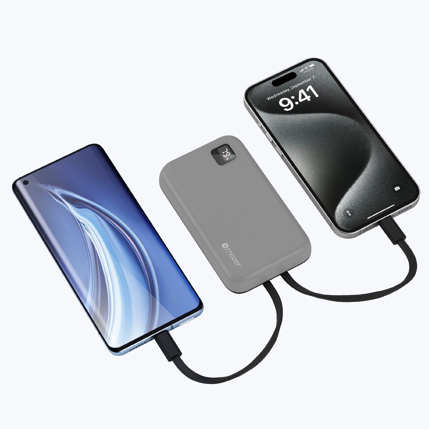 PowerCharge Link 1020 10,000mAh PD20W (Built-in Dual USB C Cables) Power Bank