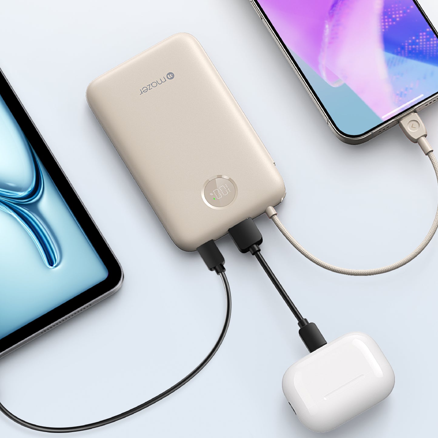 PowerCharge Link 10V2 10,000mAh PD20W (Built-in USB C Cable) Power Bank