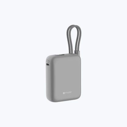 PowerCharge Nano Duo 10,000mAh PD35W Power Bank with Built-in Dual USB-C Cables (CCC Certified)