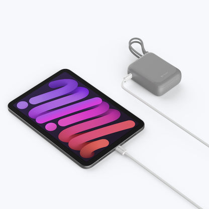 PowerCharge Nano Duo 10,000mAh PD35W Power Bank with Built-in Dual USB-C Cables (CCC Certified)