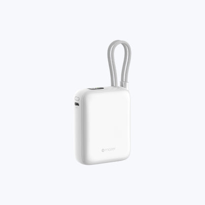 PowerCharge Nano Duo 10,000mAh PD35W Power Bank with Built-in Dual USB-C Cables (CCC Certified)