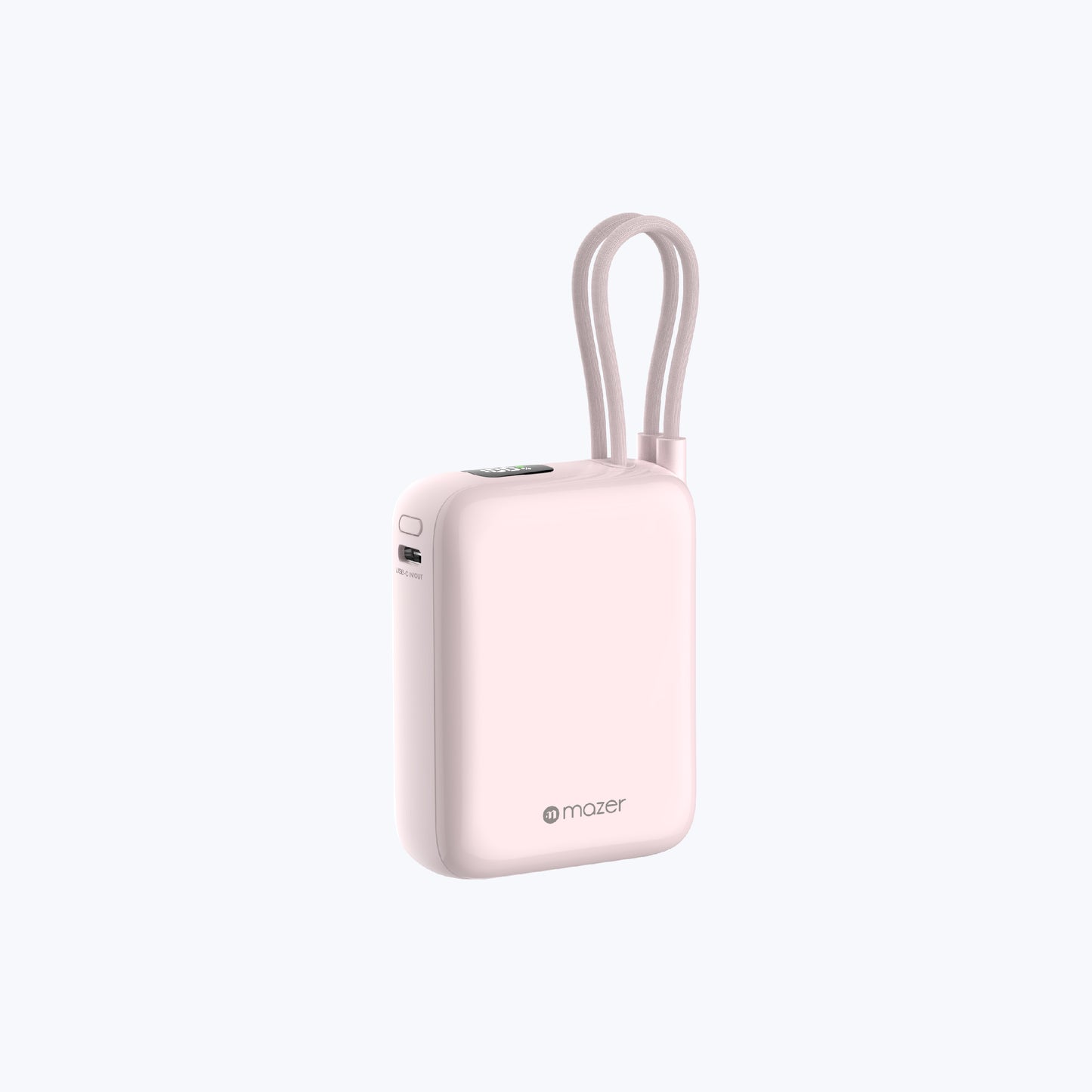 PowerCharge Nano Duo 10,000mAh PD35W Power Bank with Built-in Dual USB-C Cables (CCC Certified)