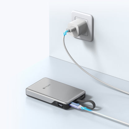 PowerCharge Link 10,000mAh PD/PPS 35W (Built-in USB-C Cable) Power Bank (CCC Certified)