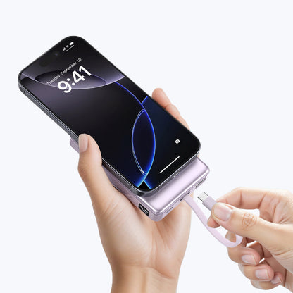 PowerCharge Link 10,000mAh PD/PPS 35W (Built-in USB-C Cable) Power Bank (CCC Certified)