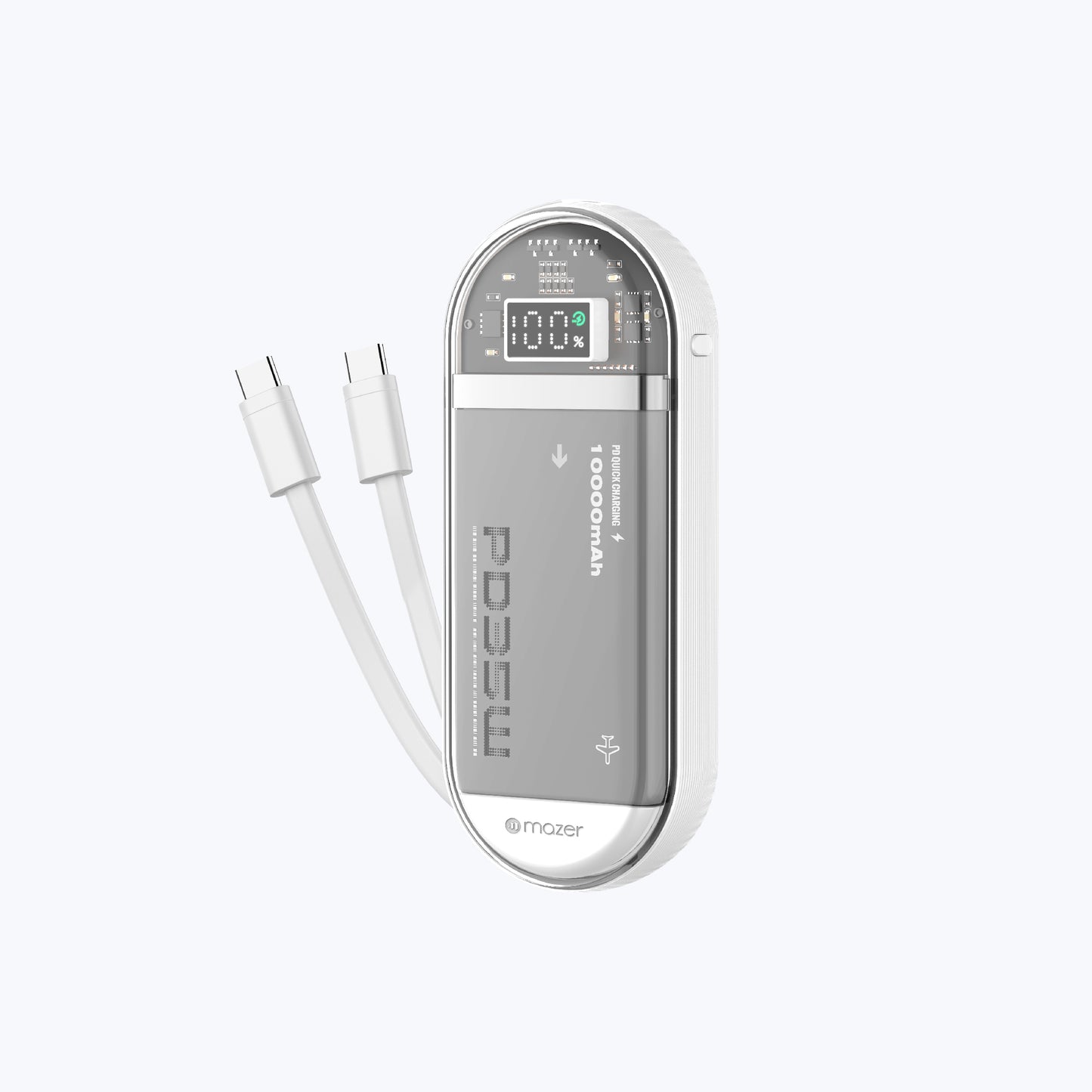 PowerCharge Link 1035 10,000mAh PD35W (Built-in Dual USB C Cables) Power Bank