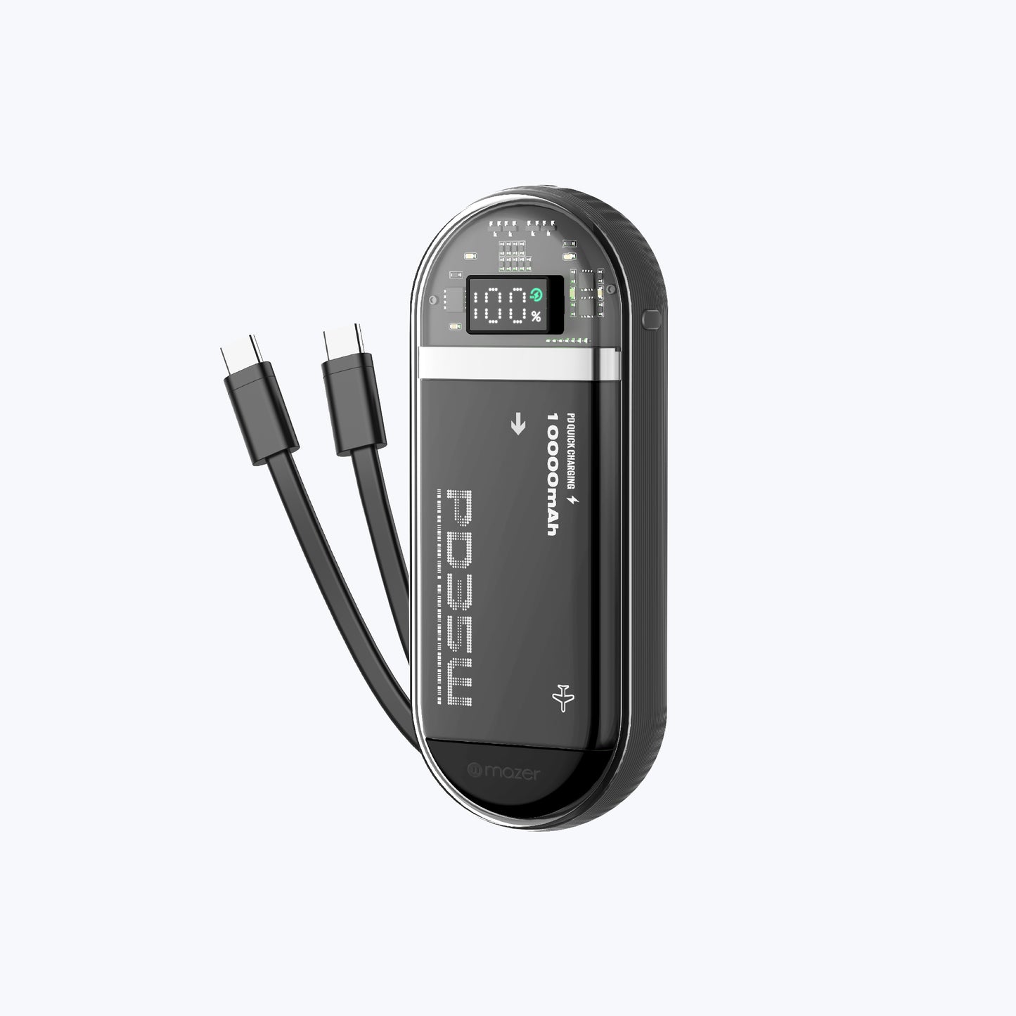 PowerCharge Link 1035 10,000mAh PD35W (Built-in Dual USB C Cables) Power Bank