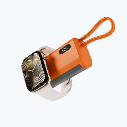 PowerCharge Pocket 2 5,000 mAh PD20W (Built-in Foldable USB-C Port, USB-C Cable & Apple Watch Charger) Power Bank (CCC Certified)