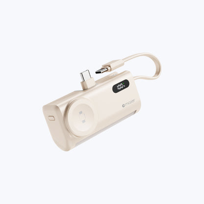 PowerCharge Pocket 2 5,000 mAh PD20W (Built-in Foldable USB-C Port, USB-C Cable & Apple Watch Charger) Power Bank (CCC Certified)