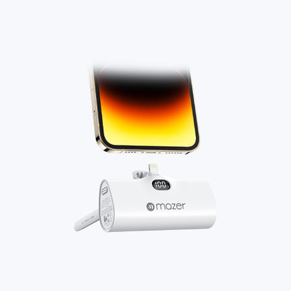 PowerCharge SuperMini 5000mAh PD 20W Power Bank (Built-in Lightning Connector)