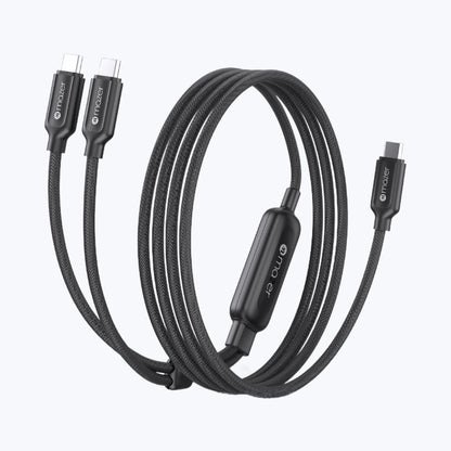 InfiniteLink Scorpion Dual 140W 2-in-1 USB C to USB C Cable
