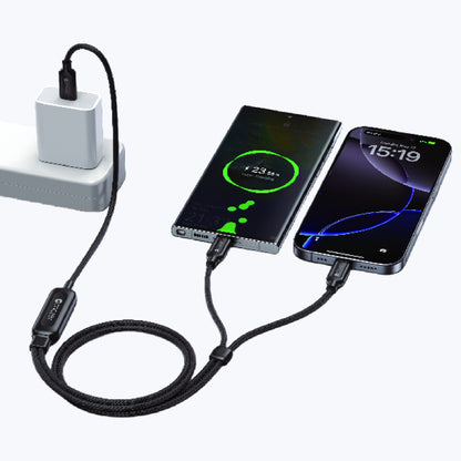 InfiniteLink Scorpion Dual 140W 2-in-1 USB C to USB C Cable