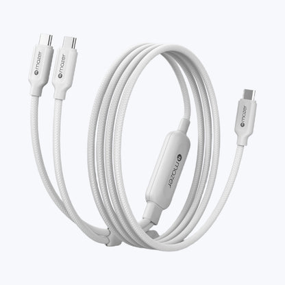 InfiniteLink Scorpion Dual 140W 2-in-1 USB C to USB C Cable