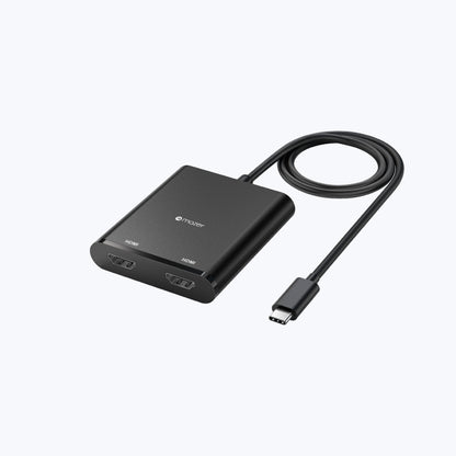 InfiniteLink Dual HDMI 8K USB-C to Dual HDMI Display Adapter