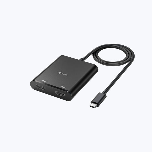 InfiniteLink Dual HDMI 8K USB-C to Dual HDMI Display Adapter