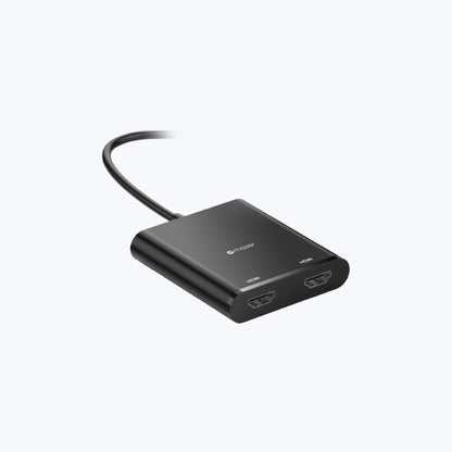 InfiniteLink Dual HDMI 8K USB-C to Dual HDMI Display Adapter