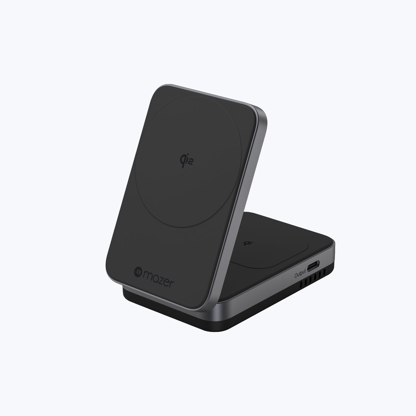 MagFold Duo+ Qi2 Certified 15W Foldable 2-in-1 Wireless Charger