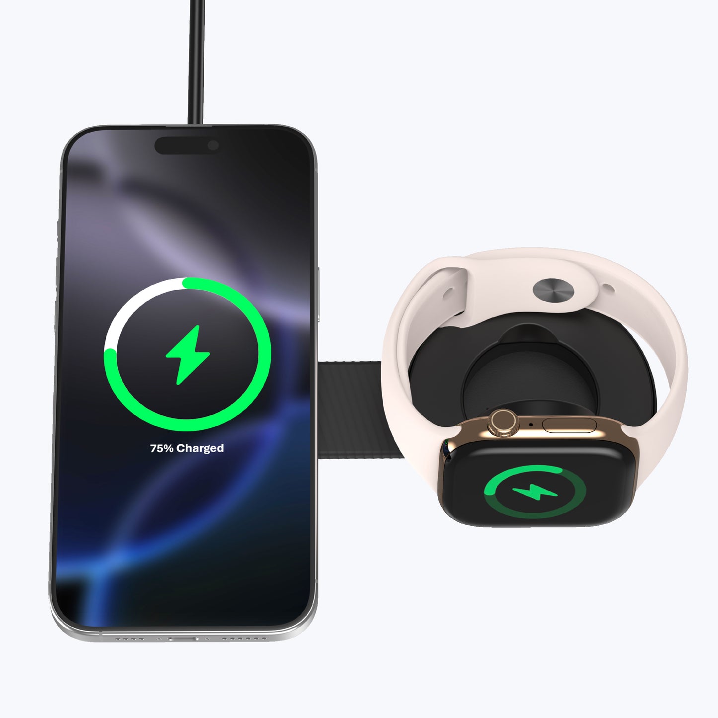 MagPad Duo Qi2 Certified 15W 2-in-1 Foldable Wireless Charging Pad
