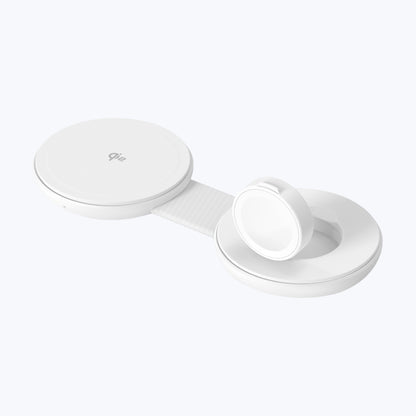 MagPad Duo Qi2 Certified 15W 2-in-1 Foldable Wireless Charging Pad